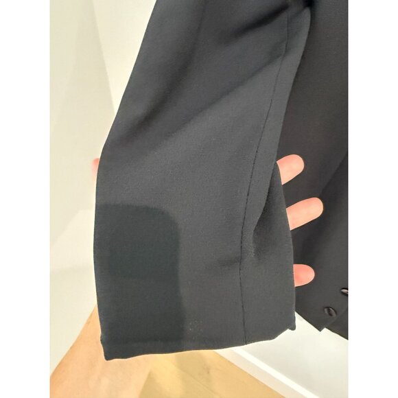 Vintage 90s Ann Taylor Loft Long Sleeve Black Dress, size 12 - Picture 11 of 15